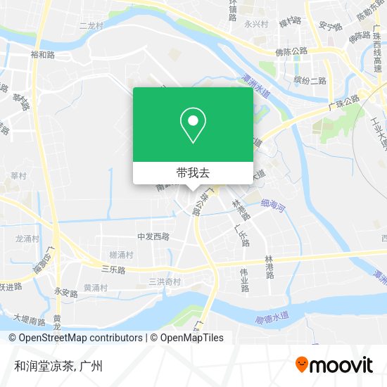 和润堂凉茶地图