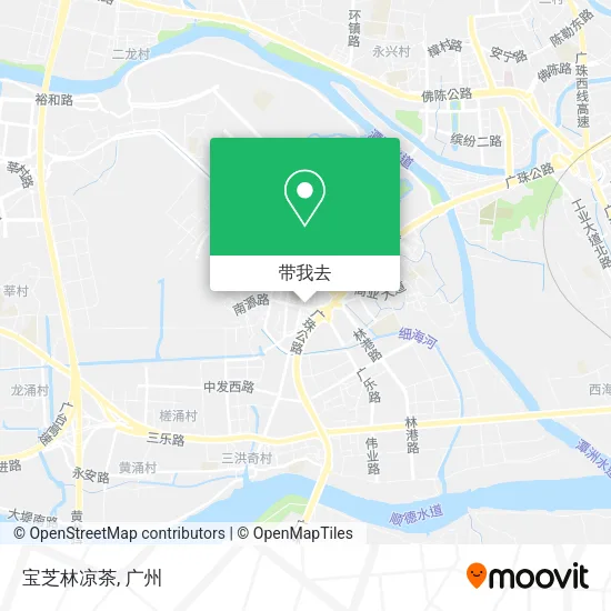 宝芝林凉茶地图