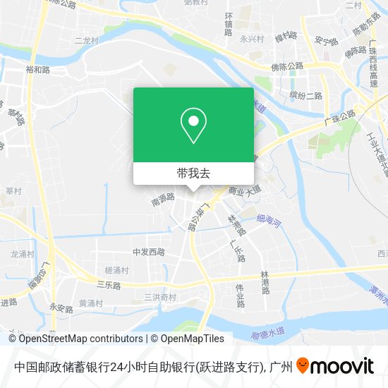 中国邮政储蓄银行24小时自助银行(跃进路支行)地图