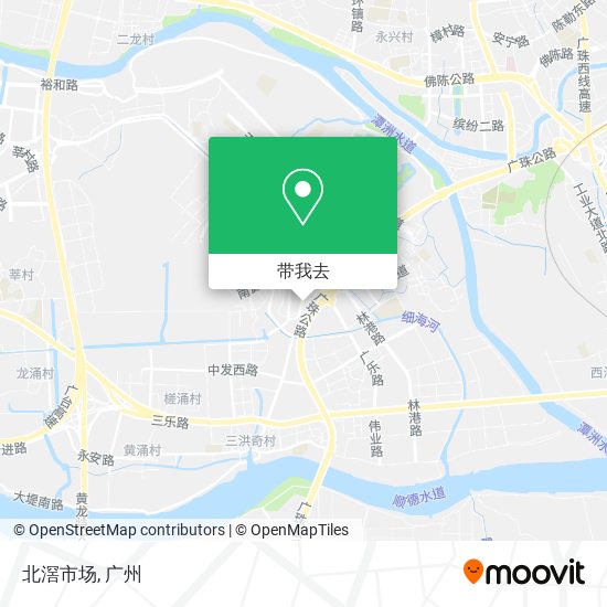 北滘市场地图
