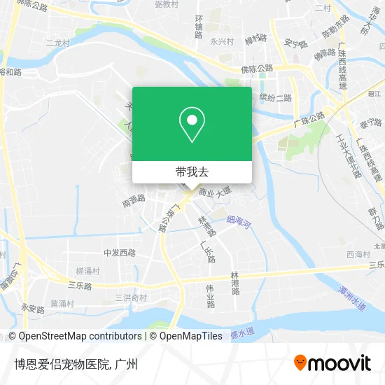 博恩爱侣宠物医院地图
