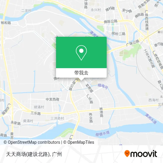 天天商场(建设北路)地图