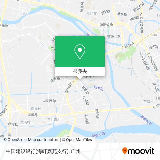 中国建设银行(海畔嘉苑支行)地图