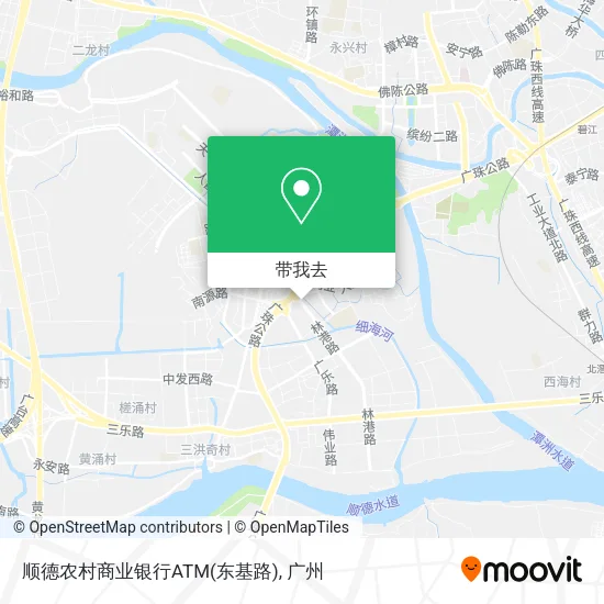 顺德农村商业银行ATM(东基路)地图