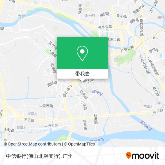 中信银行(佛山北滘支行)地图