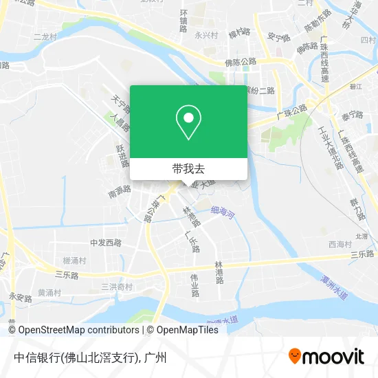 中信银行(佛山北滘支行)地图