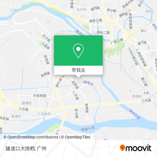 隧道口大排档地图