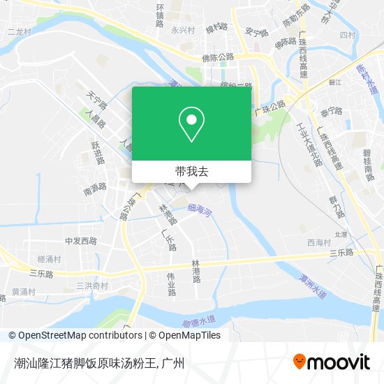 潮汕隆江猪脚饭原味汤粉王地图