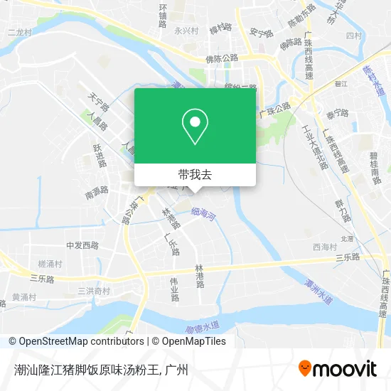 潮汕隆江猪脚饭原味汤粉王地图