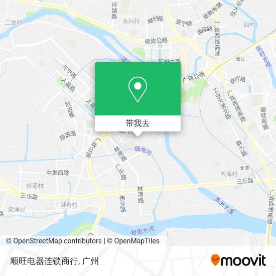 顺旺电器连锁商行地图
