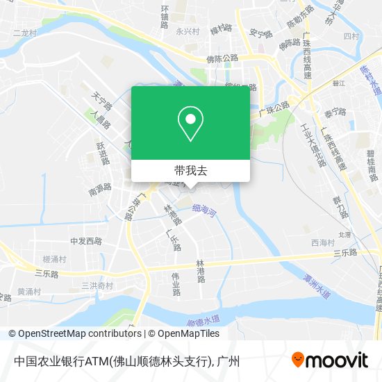 中国农业银行ATM(佛山顺德林头支行)地图