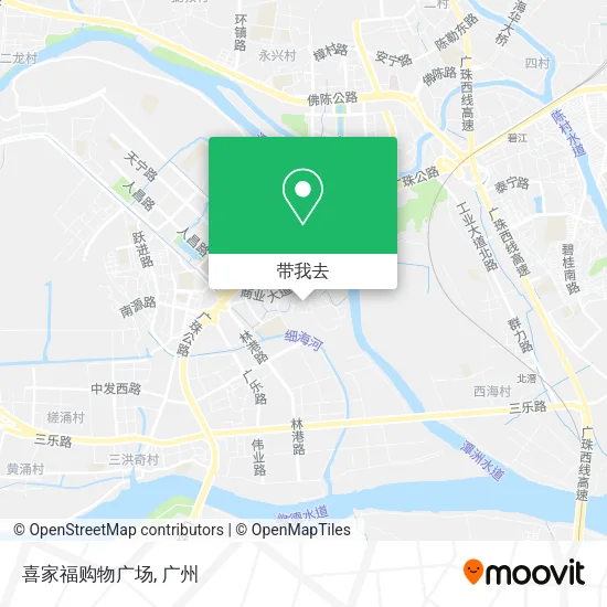 喜家福购物广场地图