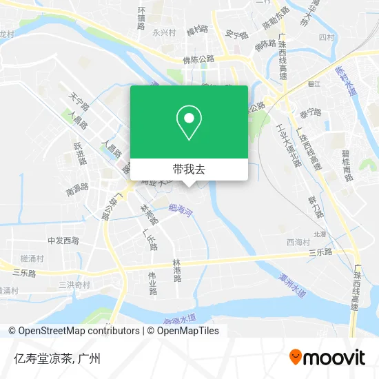 亿寿堂凉茶地图