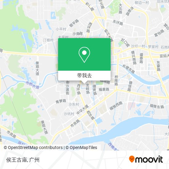 侯王古庙地图