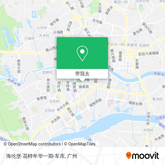 海伦堡·花样年华一期-车库地图