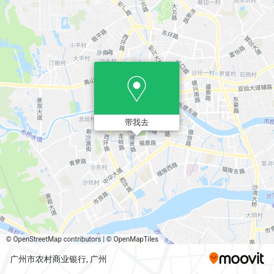 广州市农村商业银行地图
