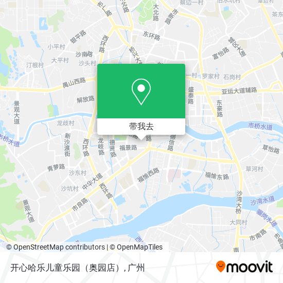 开心哈乐儿童乐园（奥园店）地图