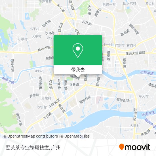 翌芙莱专业祛斑祛痘地图