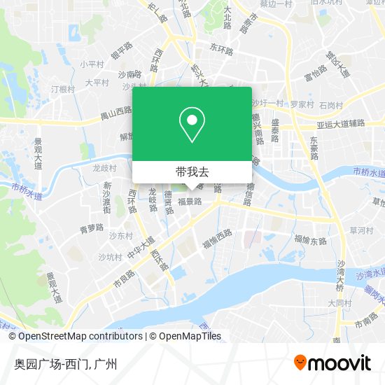 奥园广场-西门地图