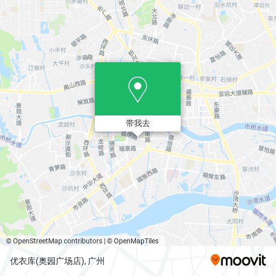 优衣库(奥园广场店)地图