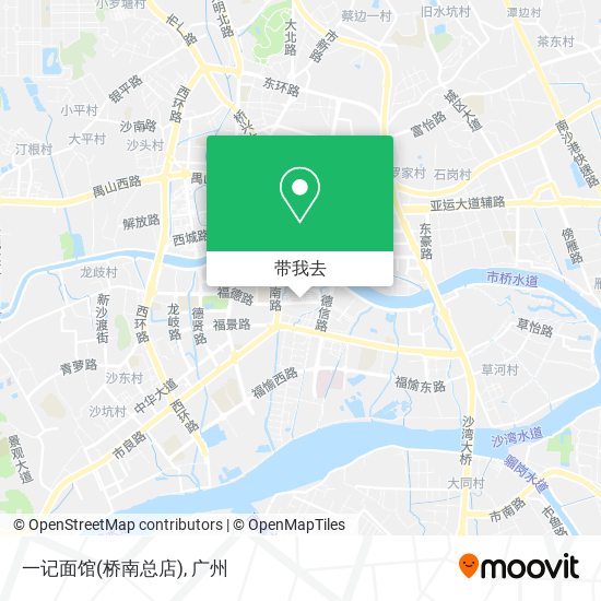 一记面馆(桥南总店)地图
