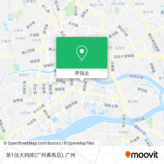 第1佳大鸡排(广州番禺店)地图