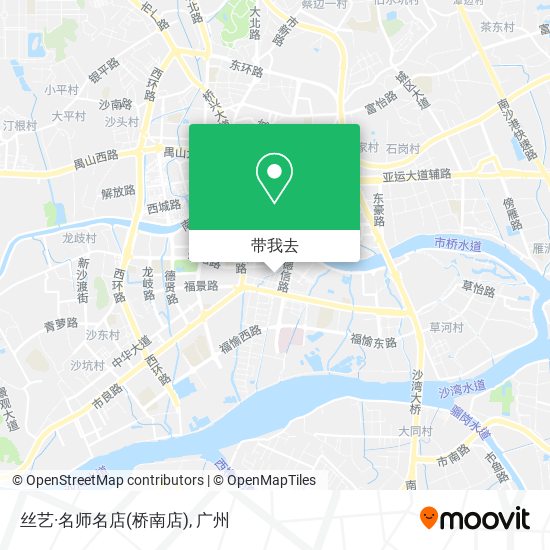 丝艺·名师名店(桥南店)地图