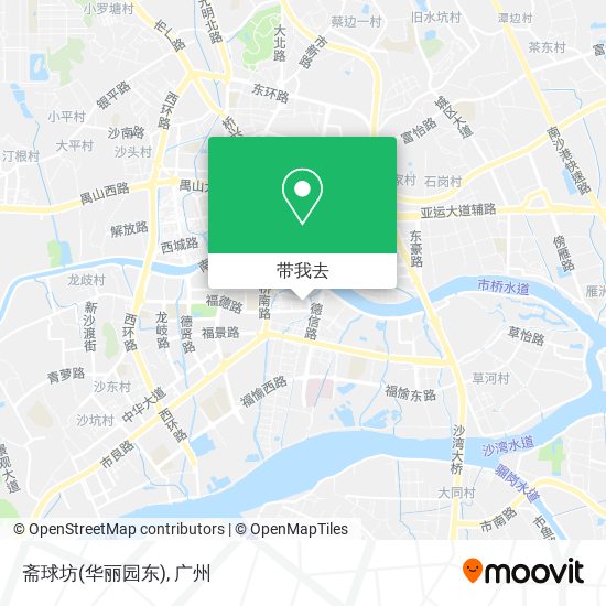 斋球坊(华丽园东)地图