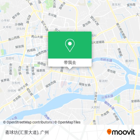 斋球坊(汇景大道)地图