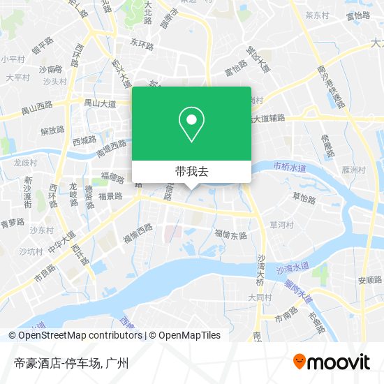 帝豪酒店-停车场地图