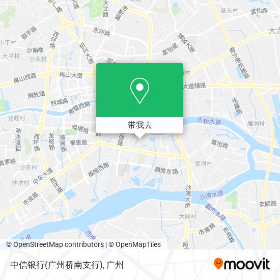 中信银行(广州桥南支行)地图
