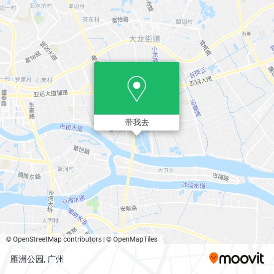 雁洲公园地图