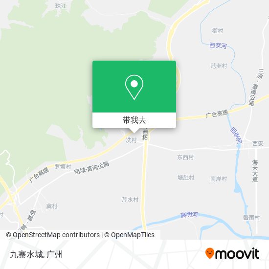 九寨水城地图