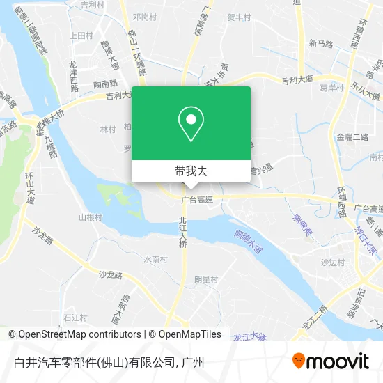 白井汽车零部件(佛山)有限公司地图