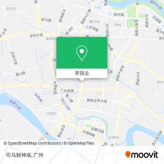 司马财神庙地图