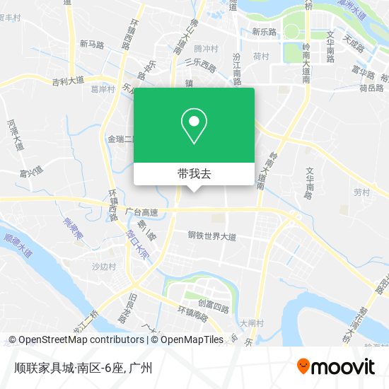 顺联家具城·南区-6座地图