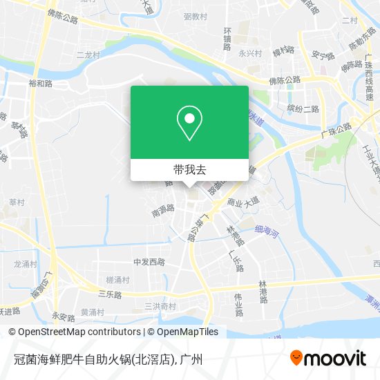 冠菌海鲜肥牛自助火锅(北滘店)地图