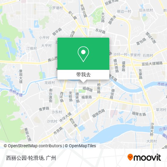 西丽公园-轮滑场地图