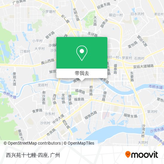 西兴苑十七幢-四座地图