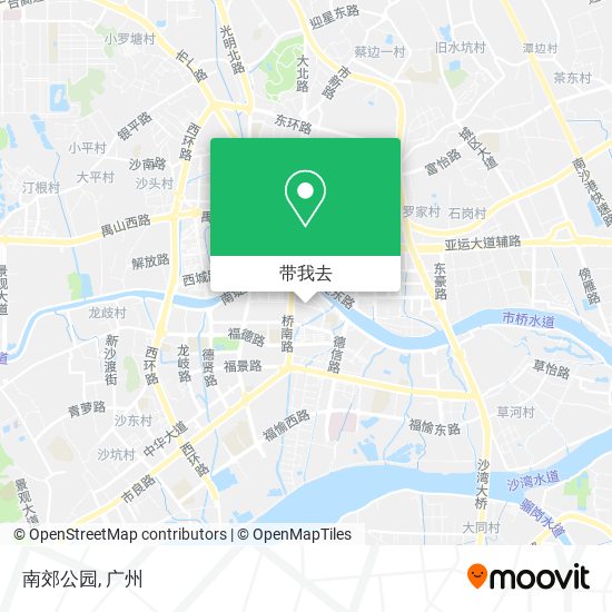 南郊公园地图