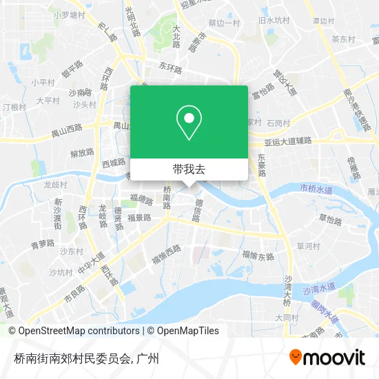 桥南街南郊村民委员会地图