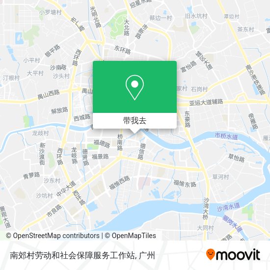 南郊村劳动和社会保障服务工作站地图