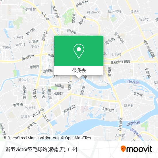 新羽victor羽毛球馆(桥南店)地图