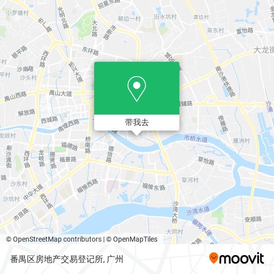 番禺区房地产交易登记所地图
