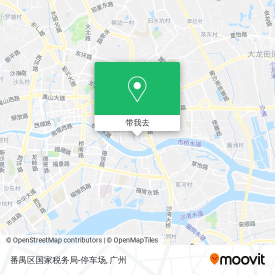 番禺区国家税务局-停车场地图
