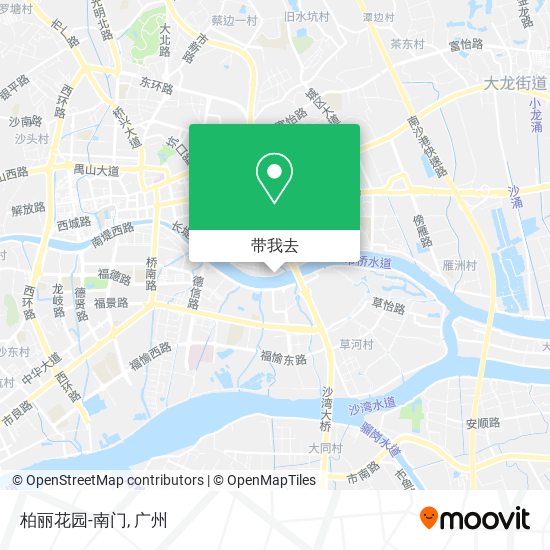 柏丽花园-南门地图