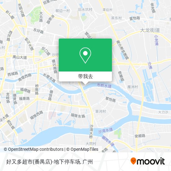 好又多超市(番禺店)-地下停车场地图