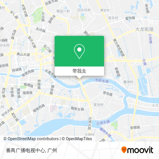 番禺广播电视中心地图