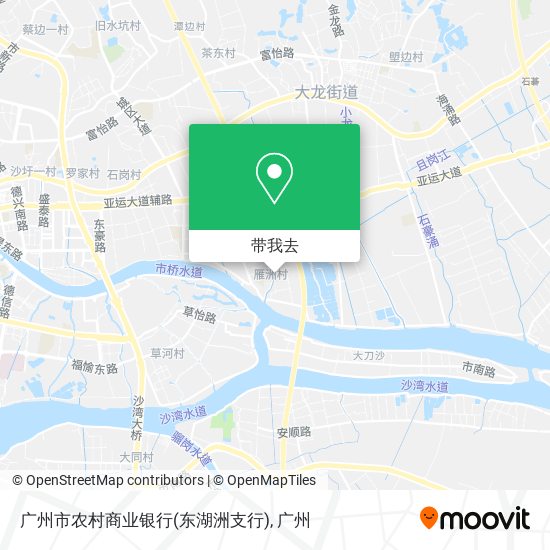 广州市农村商业银行(东湖洲支行)地图