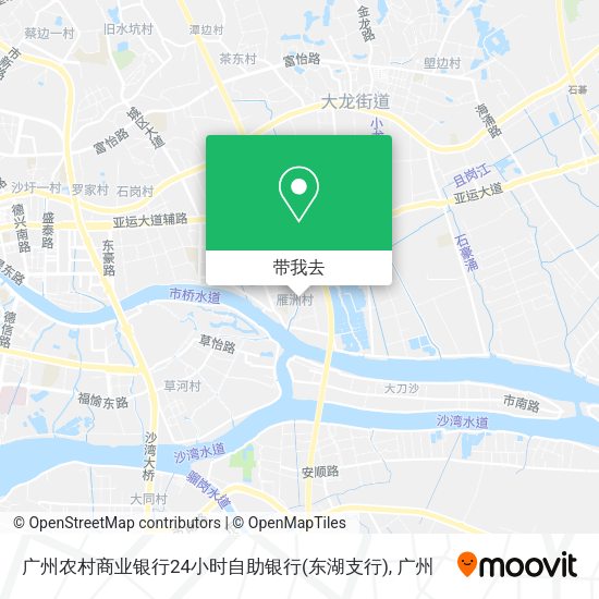 广州农村商业银行24小时自助银行(东湖支行)地图
